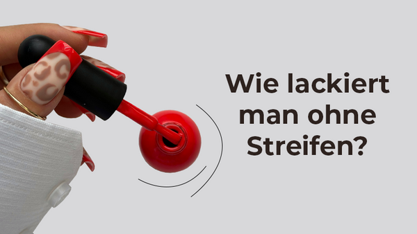 Lackieren ohne Streifen