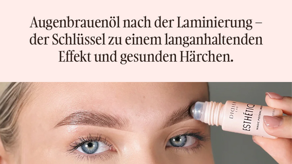 Augenbrauenöl nach der Laminierung