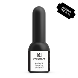 Rubber Base Coat, Light white, Hema & TPO frei, DidierLab, 10ml