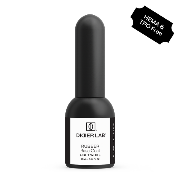 Rubber Base Coat, Light white, Hema & TPO frei, DidierLab, 10ml