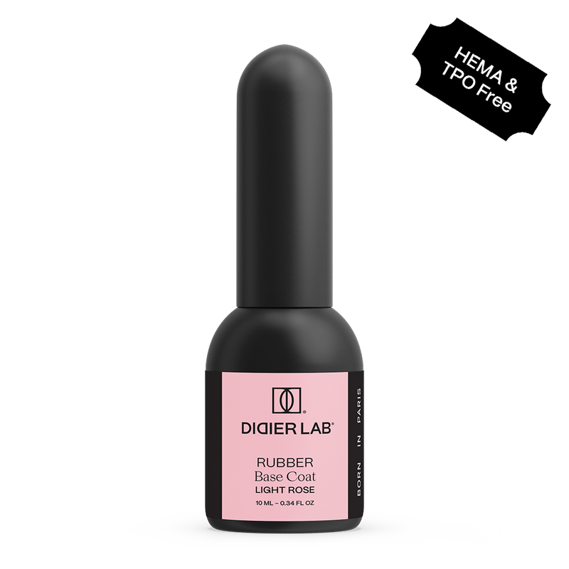 Rubber Base Coat, Light rose, Hema & TPO frei, DidierLab, 10ml