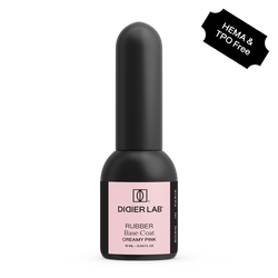 Rubber Base Coat, Creamy pink , Hema und TPO frei, DidierLab, 10ml