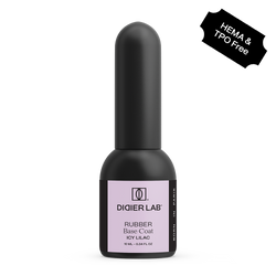 Rubber Base Coat, Icy Lilac, hema & TPO frei, DidierLab, 10ml