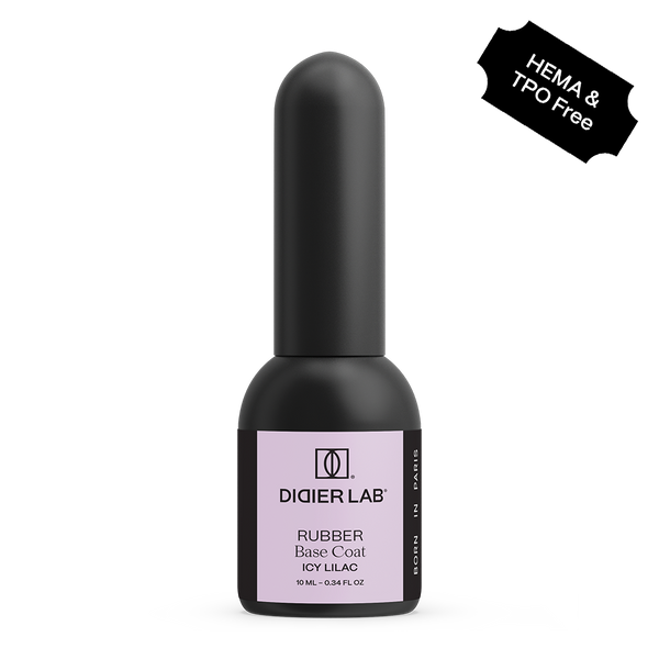 Rubber Base Coat, Icy Lilac, DidierLab, 10ml