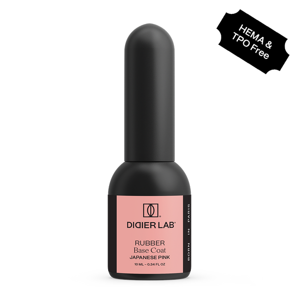 Rubber Base Coat, Japanese Pink, DidierLab, 10ml