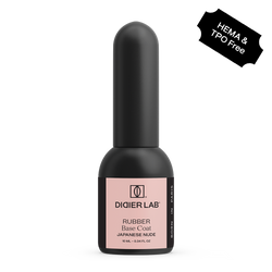 Rubber Base Coat, Japanese Nude, hema & TPO frei, DidierLab, 10ml