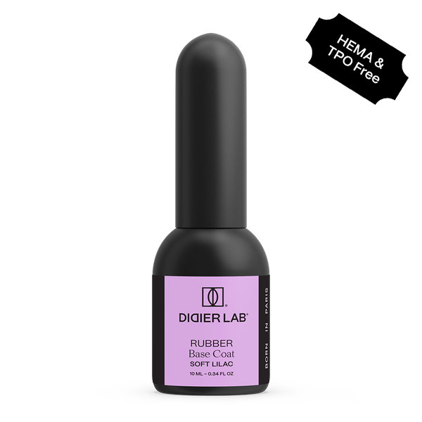 Rubber Base Coat, Soft Lilac, DidierLab, 10ml