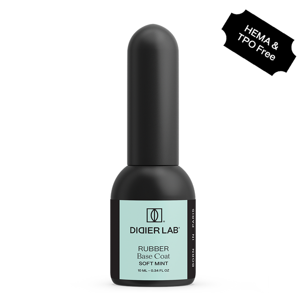 Rubber Base Coat, Soft Mint, DidierLab, 10ml