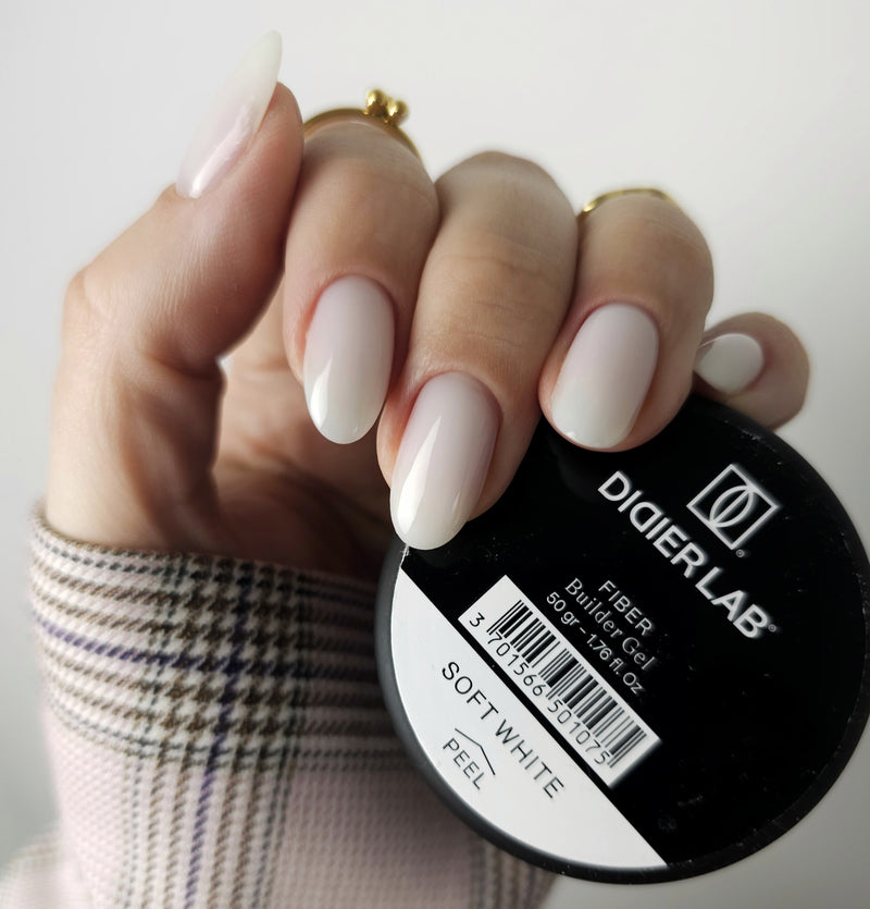 Fiber builder gel, Didier Lab, Soft White, 50g