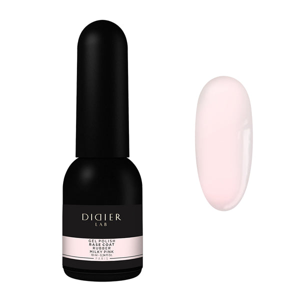 Rubber Base Coat, Milky pink, DidierLab, 10ml