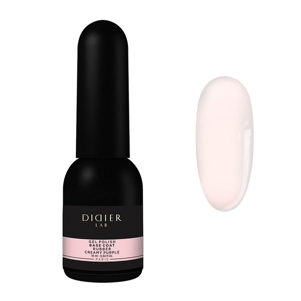 Rubber Base Coat, Creamy purple, DidierLab, 10ml