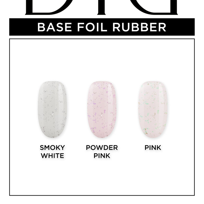 Rubber Base Coat Foil - powder pink, 10ml
