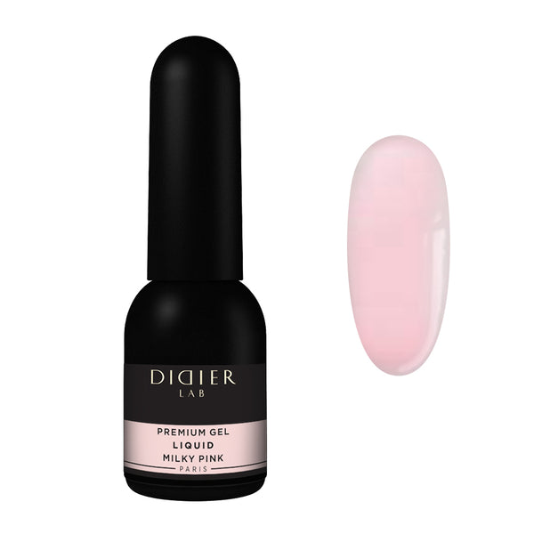Premium Flüssiges Gel Didier Lab - milky pink, 10ml