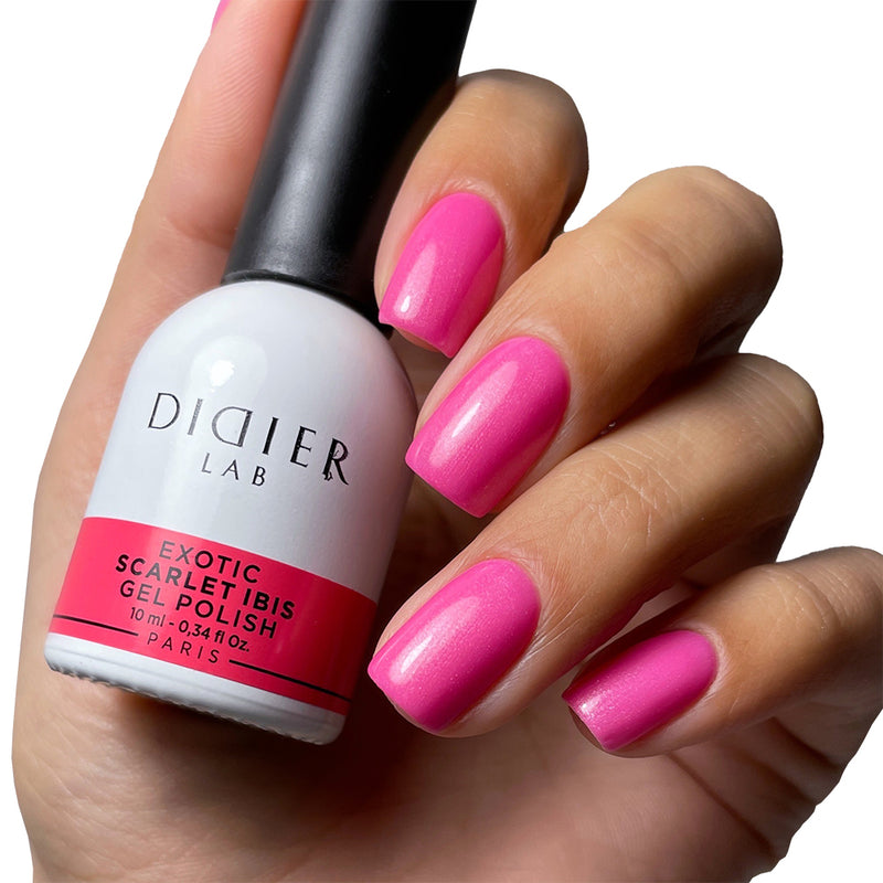 UV Nagellack, Exotic, Scarlet Ibis, DidierLab, 10ml