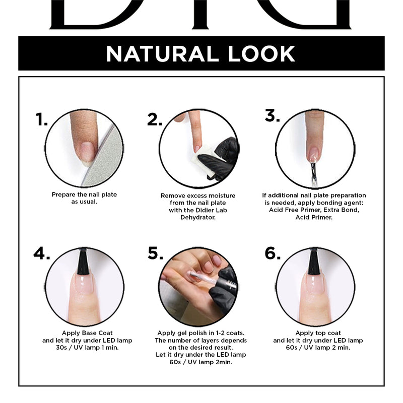Hybrid Nagellack Didier Lab, Natural Look no 19, 10 ml