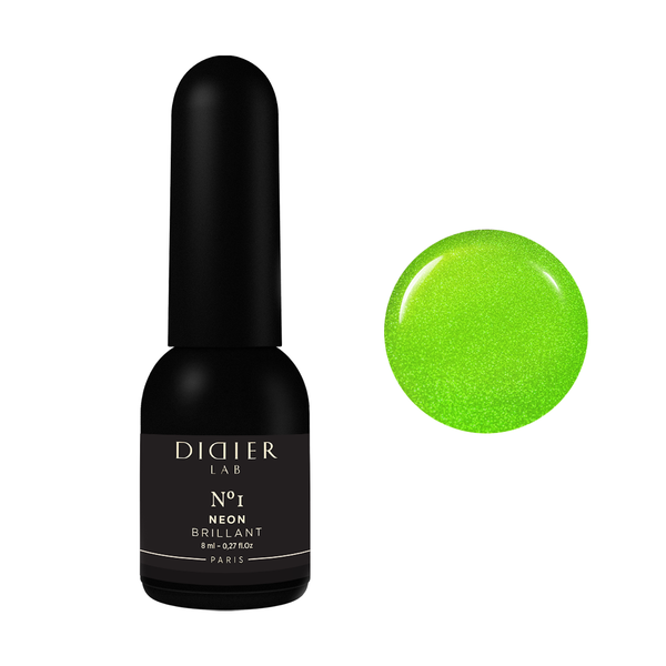 UV Nagellack, Brillant NEON, No1, DidierLab, 8ml
