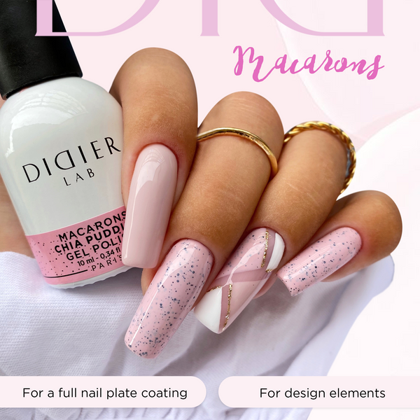UV Nagellack, Macarons, Chia Pudding, DidierLab, 10ml