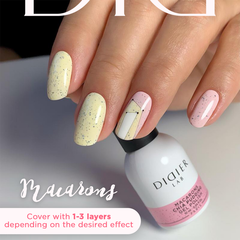 UV Nagellack, Macarons, Chia Pudding, DidierLab, 10ml