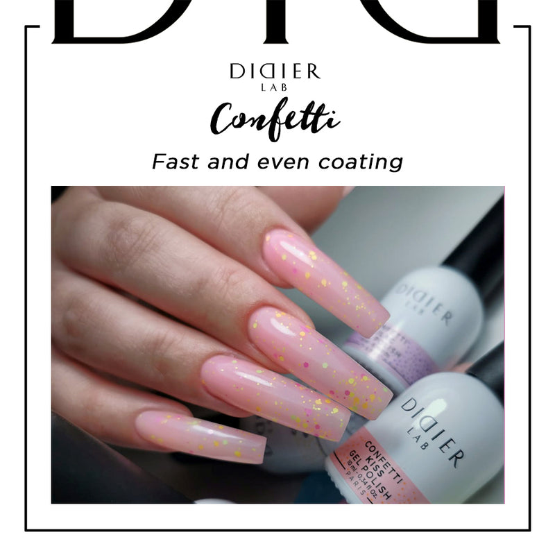 Konfetti Nagellack Didier Lab, Kiss