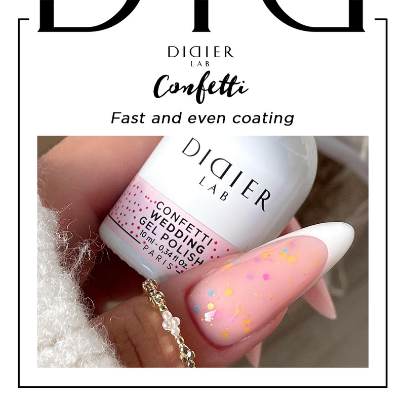 UV Nagellack, Konfetti, Wedding, DidierLab, 10ml