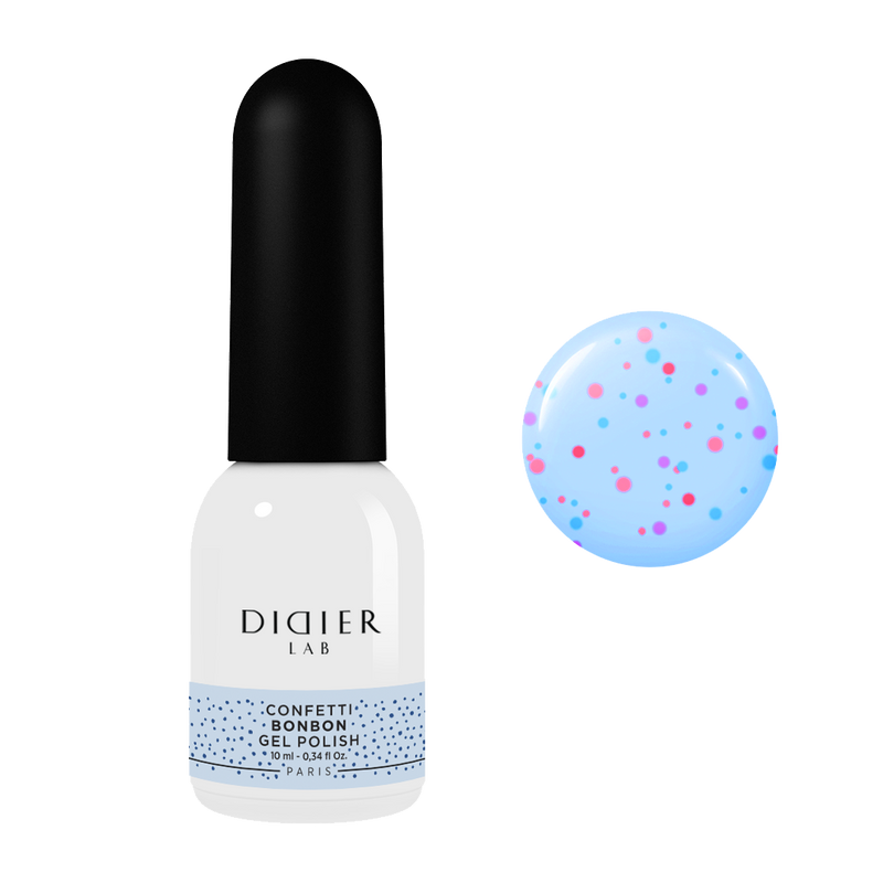 UV Nagellack, Konfetti, Bonbon, DidierLab, 10ml