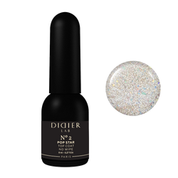 UV Top coat no wipe, Pop Star, No2, 10ml, DidierLab