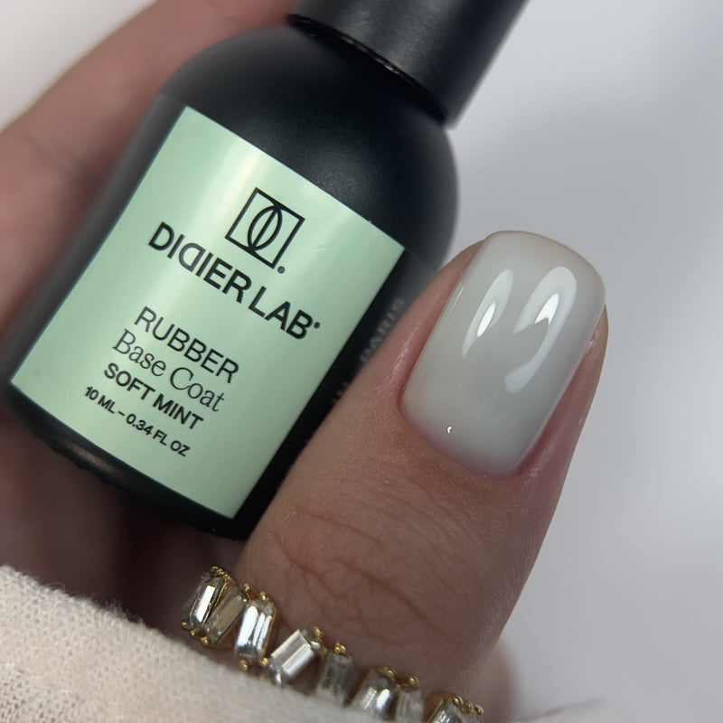 Rubber Base Coat, Soft Mint, hema & TPO frei, DidierLab, 10ml