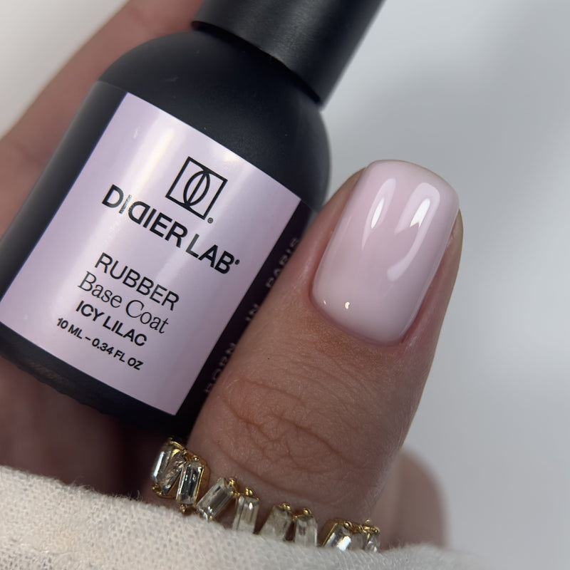Rubber Base Coat, Icy Lilac, hema & TPO frei, DidierLab, 10ml