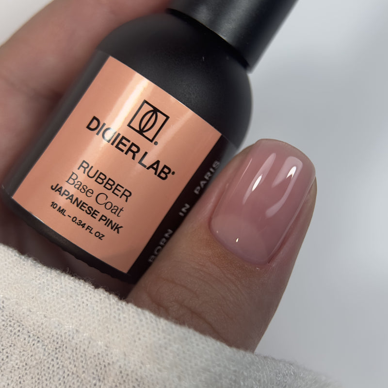 Rubber Base Coat, Japanese Pink, hema & TPO frei, DidierLab, 10ml