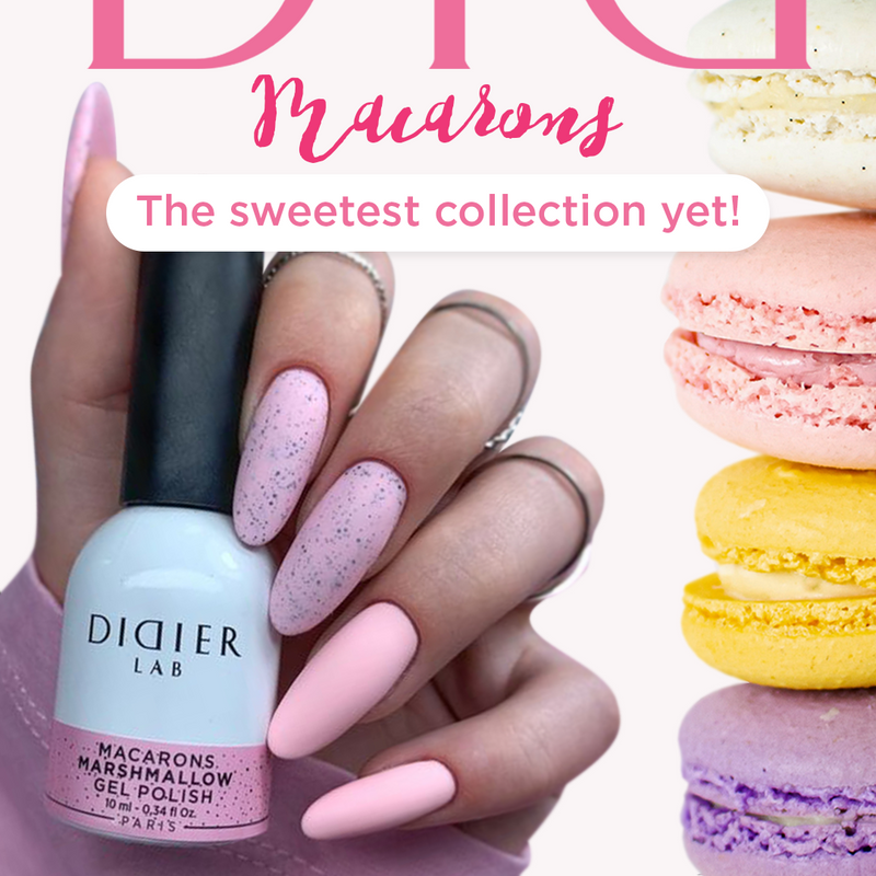 UV Nagellack, Macarons, Marshmallow, DidierLab, 10ml