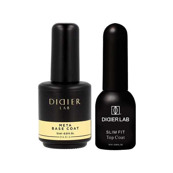 Maniküre Set für problematische Nägel, Meta Base, Slim Fit Top Coat, Didier Lab