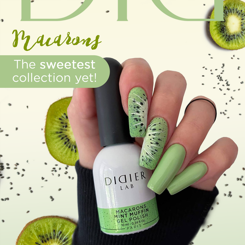 UV Nagellack, Macarons, Mint Muffin, DidierLab, 10ml