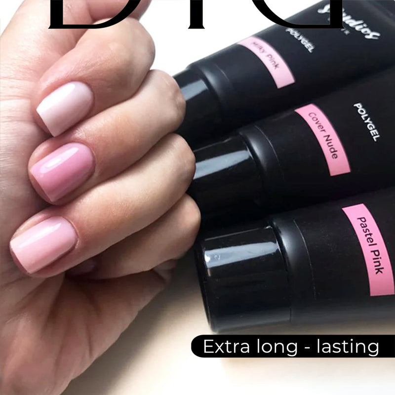 Polygel "Studios Didier", milky pink, 30gr