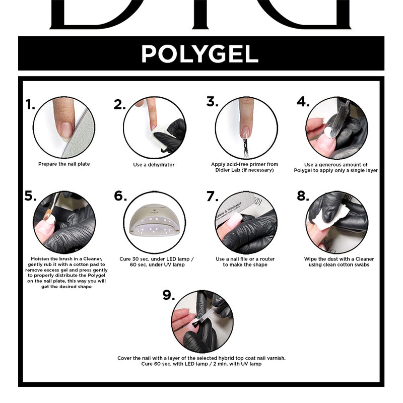 Polygel, Studios Didier, Clear, DidierLab, 60g