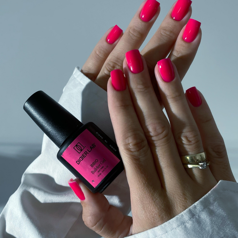 Builder Gel in a bottle BBIO, Hot Pink, hema & TPO frei, DidierLab, 15ml