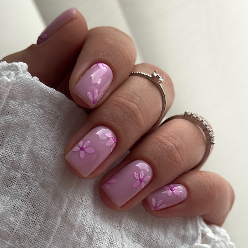 Rubber Base Coat, Soft Lilac, hema & TPO frei, DidierLab, 10ml