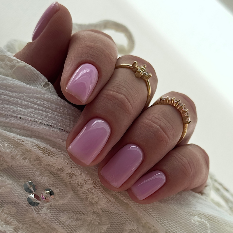 Rubber Base Coat, Soft Lilac, hema & TPO frei, DidierLab, 10ml