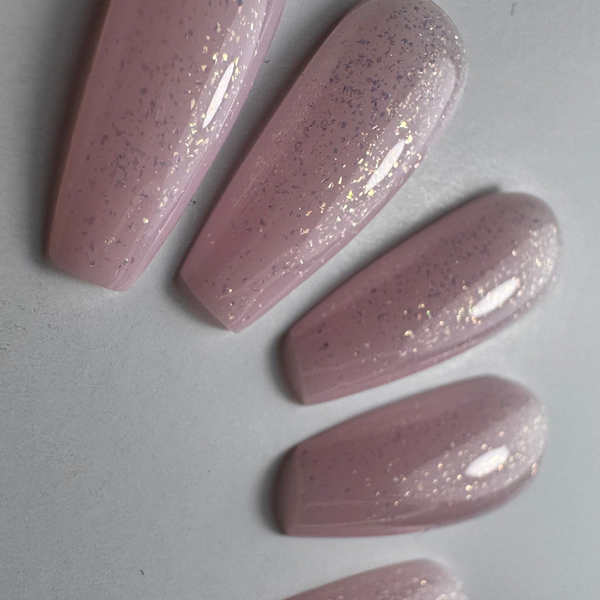 UV Top Coat No Wipe, Glitter Gold, Hema & TPO frei, DidierLab, 10ml