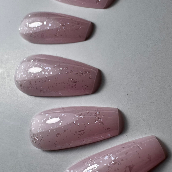 UV Top Coat No Wipe, Glitter Silver, Hema & TPO frei, DidierLab, 10ml