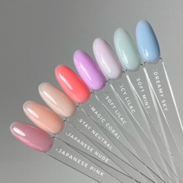 Rubber Base Coat, Soft Lilac, hema & TPO frei, DidierLab, 10ml