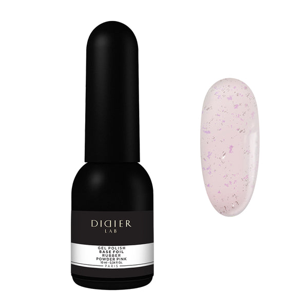 Rubber Base Coat Foil, Powder Pink, DidierLab, 10ml