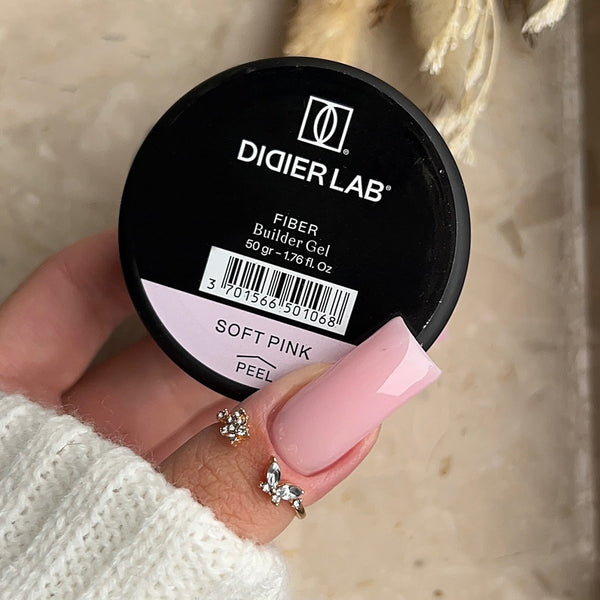 Fiber builder gel, Didier lab, hema & TPO frei, Soft Pink, 50g