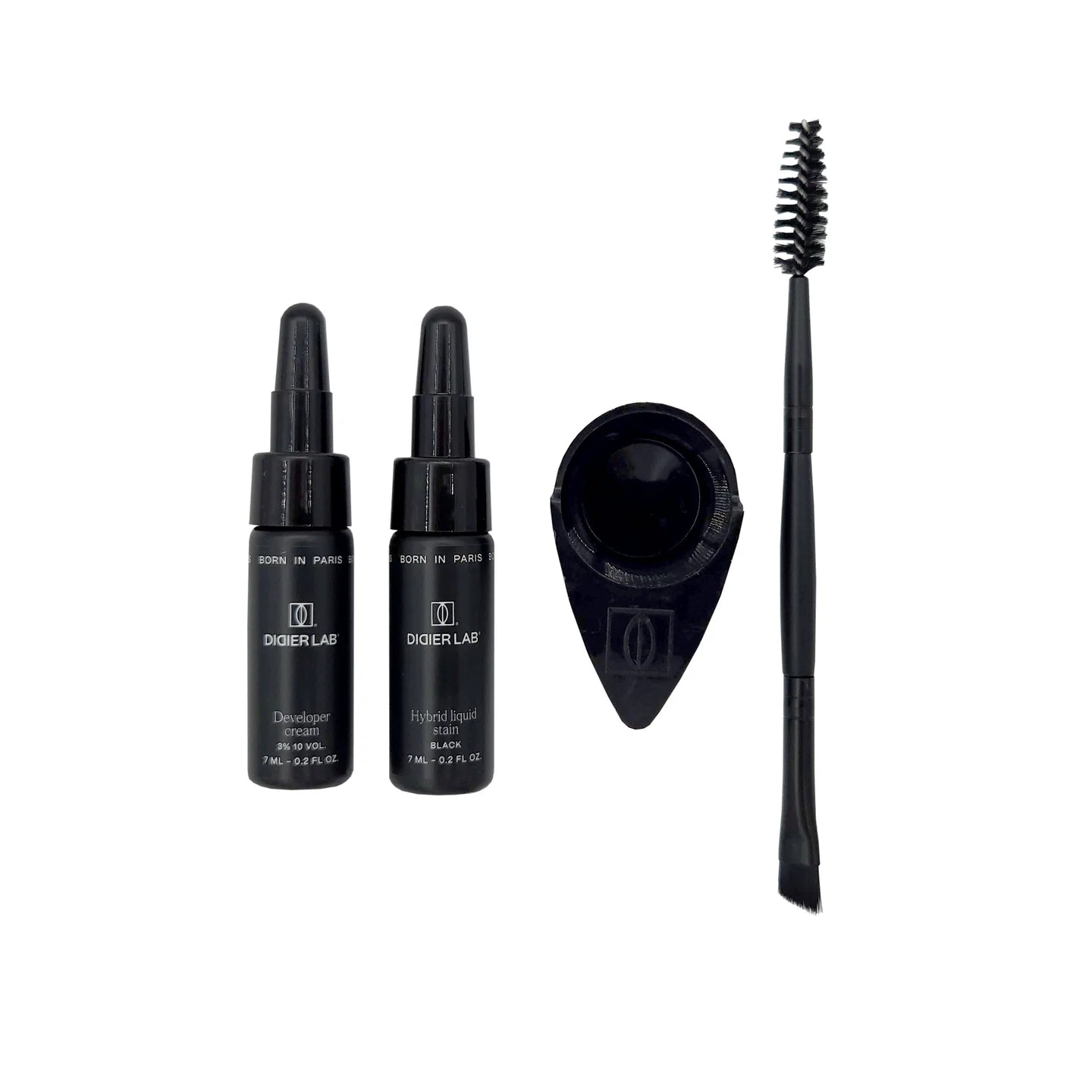 Hybrid Liquid Stain – Pflegendes Färbeset für Augenbrauen und Wimpern, Didier Lab