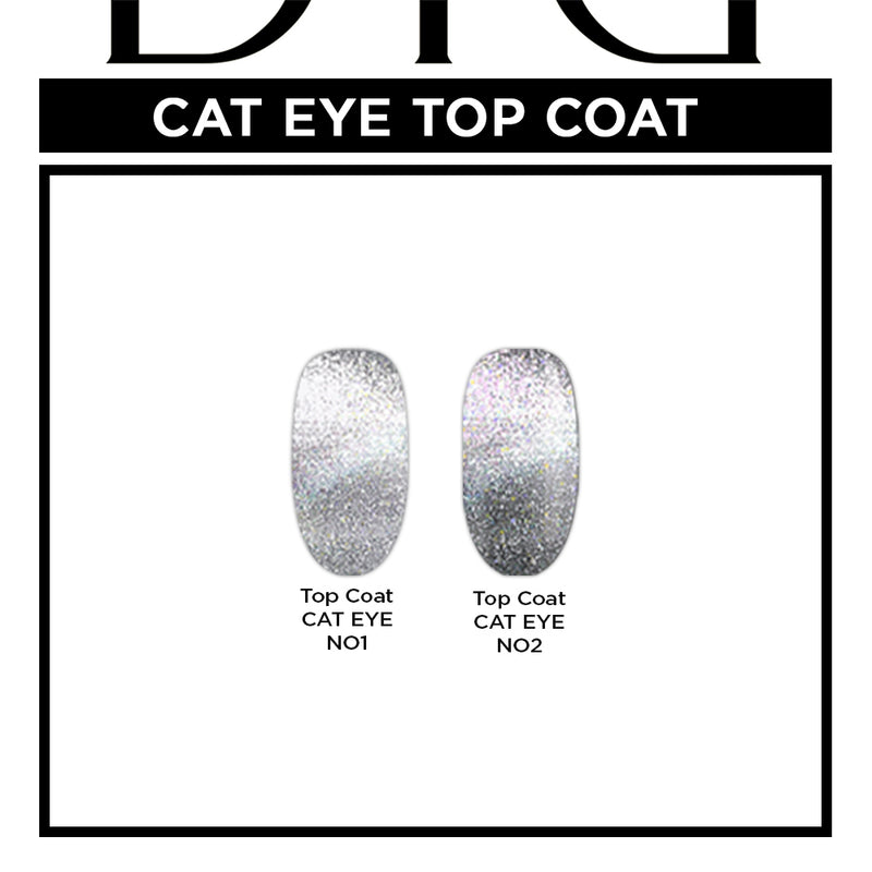 UV Top coat no wipe, CatEye, No1, 10ml, DidierLab