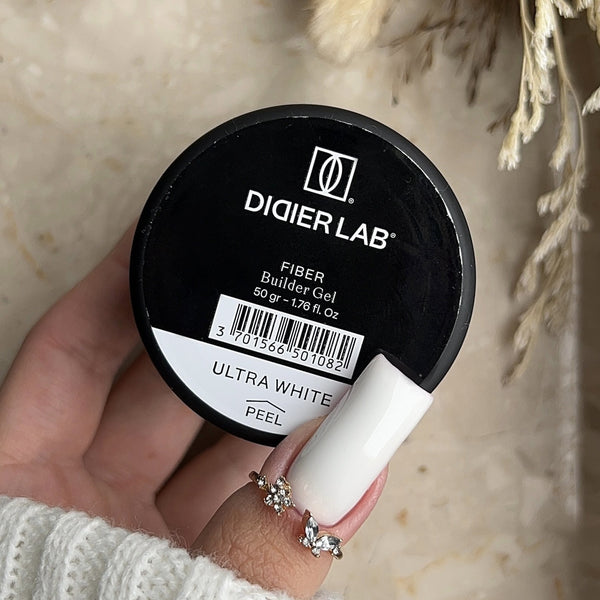 Fiber builder gel, Didier Lab, hema & TPO frei, Ultra White, 50g