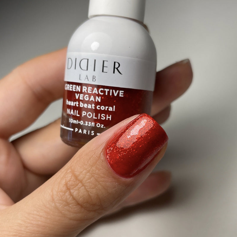 Veganer Nagellack, hema frei, Heart beat coral, DidierLab, 10ml