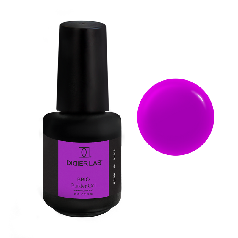 Builder Gel in a bottle BBIO, Magenta Glass, hema & TPO frei, DidierLab, 15ml