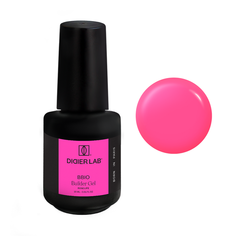 Builder Gel in a bottle BBIO, Rose Life, hema & TPO frei, DidierLab, 15ml