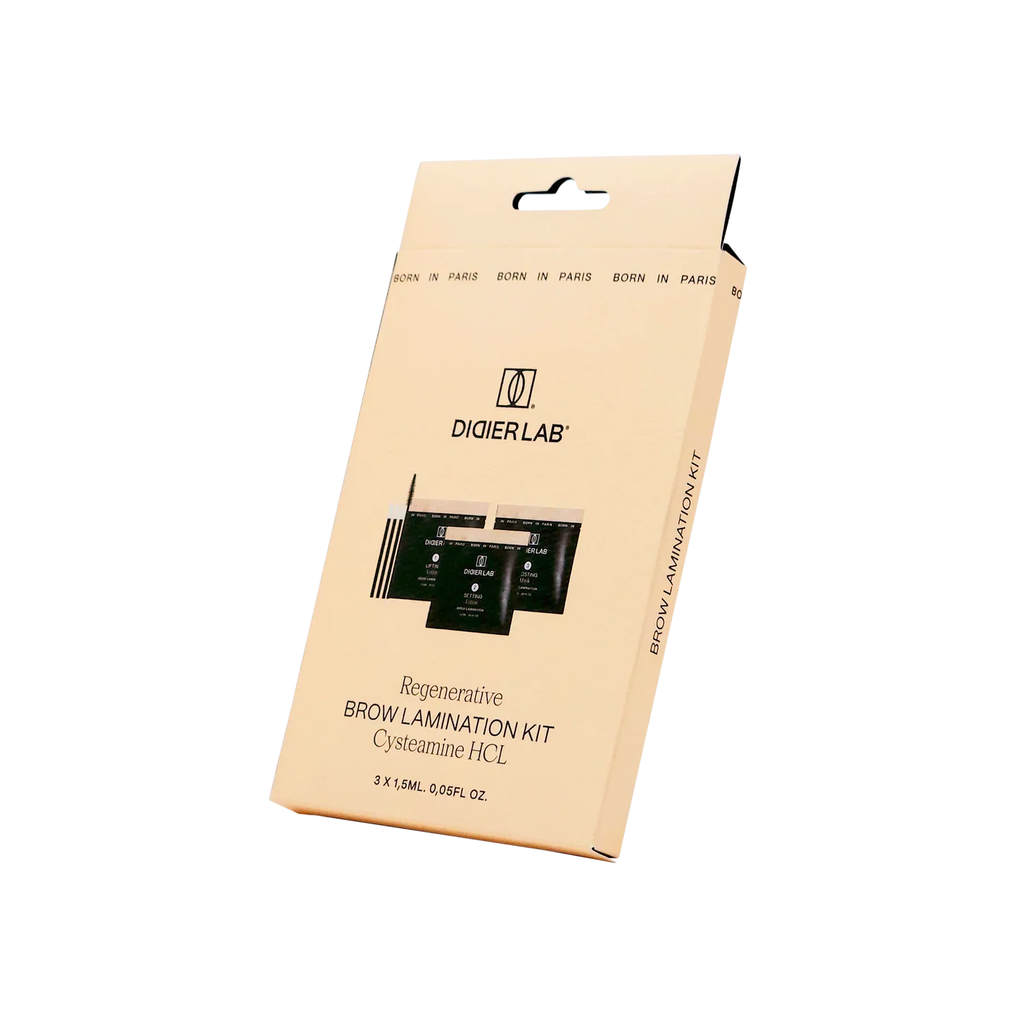 Regeneratives Augenbrauen-Laminierungskit mit Cysteamin, Didier Lab, 3 x 1 Stück x  1,5 ml
