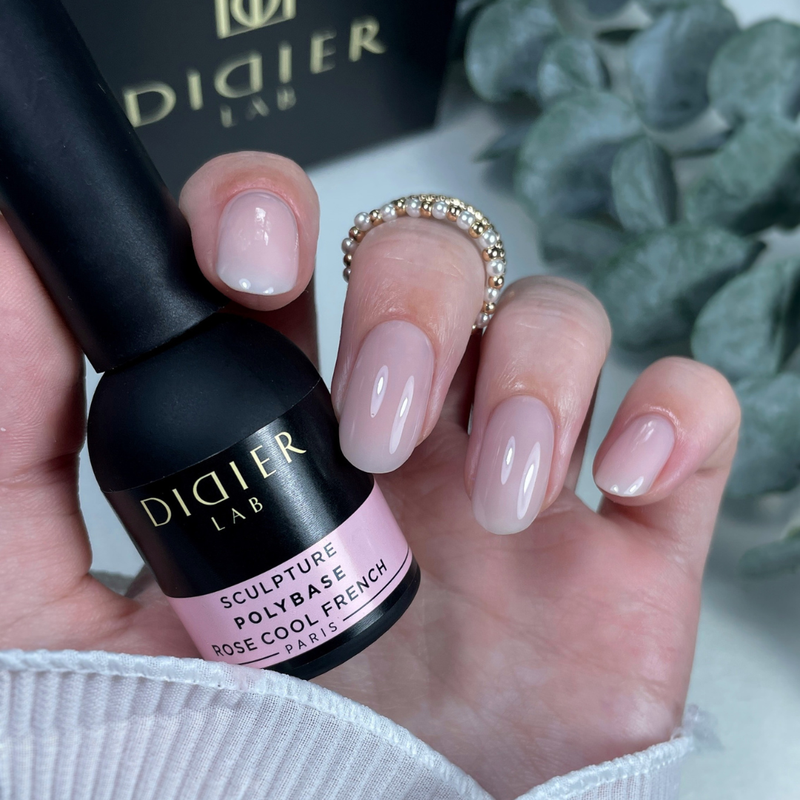 Polybase, Kautschuk Lack, Rose Cool French, Hema & TPO frei,  DidierLab, 10ml